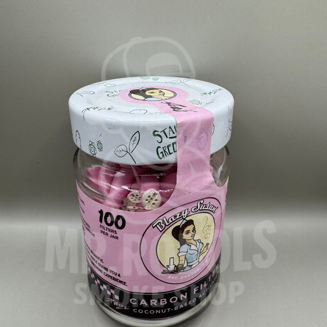 Frasco de 100 filtros de carbon Blazzy Susan