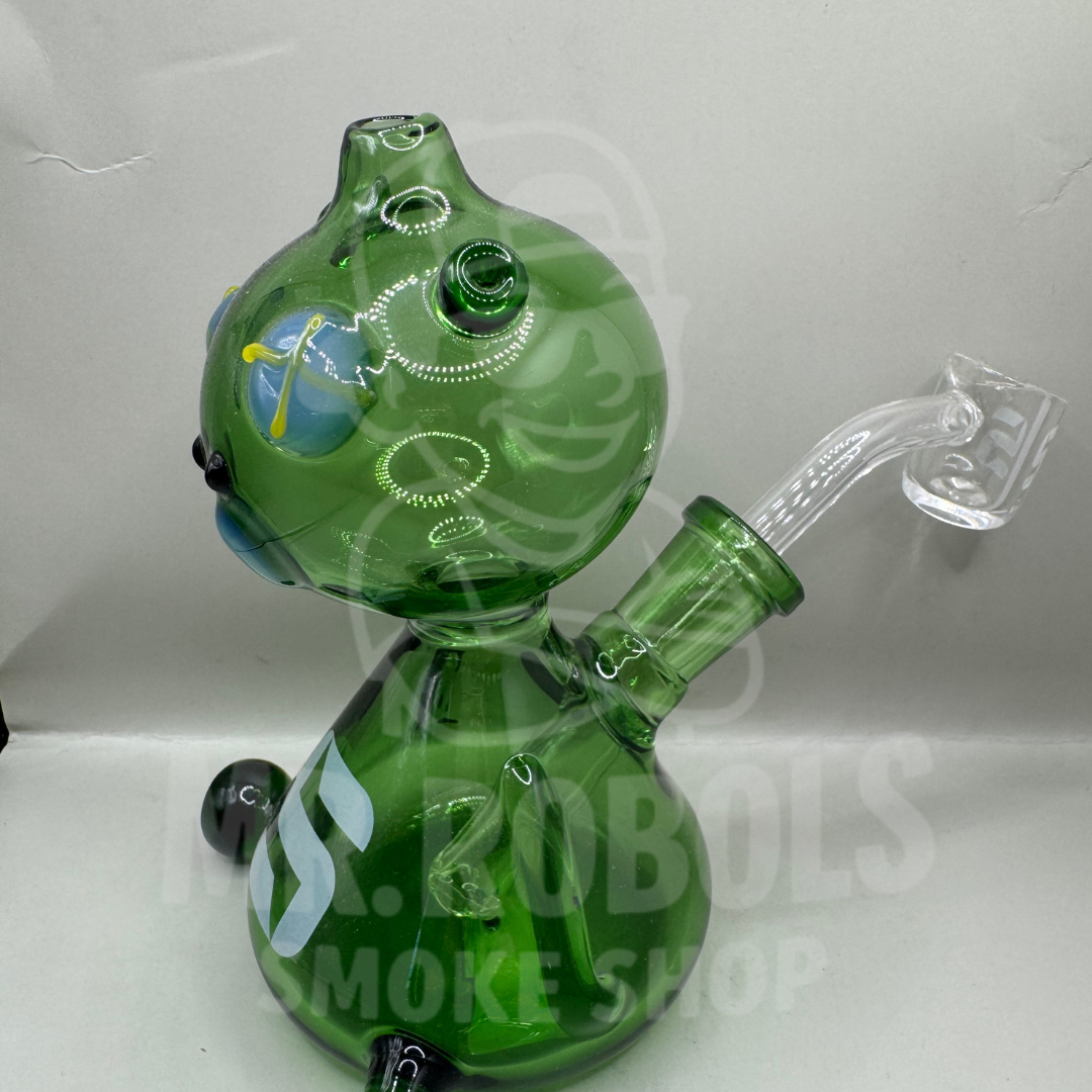 Bong Silo Glass Allien Bear